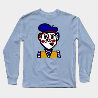 Pop Art Mime Long Sleeve T-Shirt